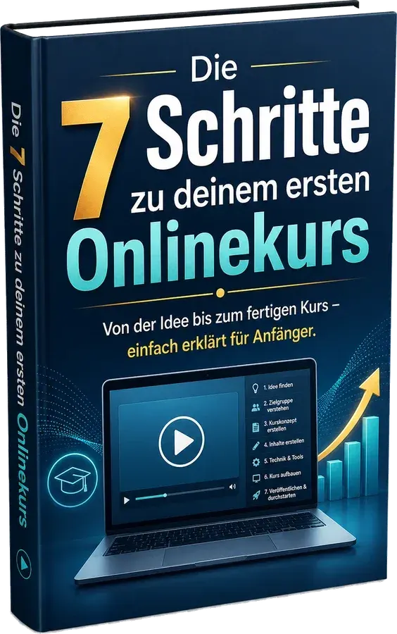 Die 7 Schritte zu deinem ersten Onlinekurs
